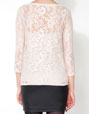 Lace edging shirt