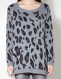 Jersey estampado leopardo