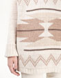 Navajo-style knitted jersey