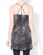 Vestido de tirantes con estampado de estrellas
