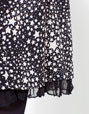 Vestido de tirantes con estampado de estrellas