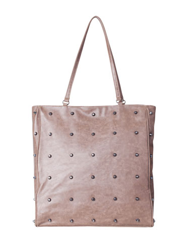 Studded shopping bag