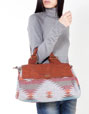 Jacquard knit bag