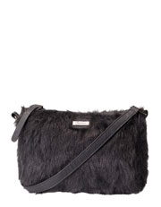 Mini bolsa com pêlo