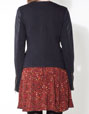 Crossed PU jacket