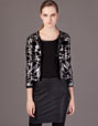 Chaqueta lentejuelas bicolor