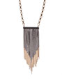 Collar navajo con hilos metálicos
