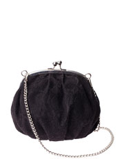 Bolso bombonera con blonda