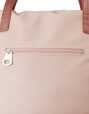 Two-tone maxi shopping bag