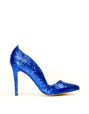 Glitter heeled shoe