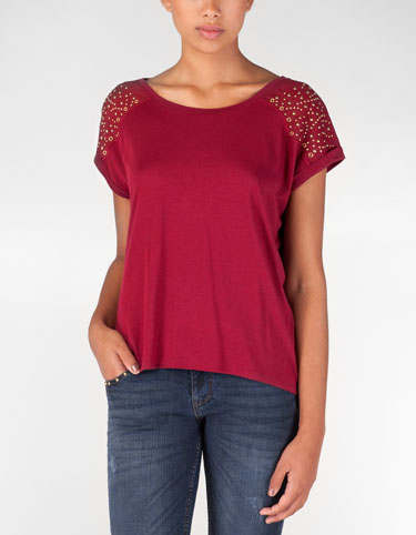 Top with shoulder studs