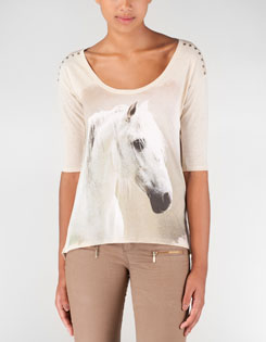 Camiseta print caballo