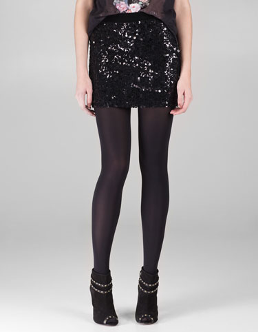 Jupe tube paillettes