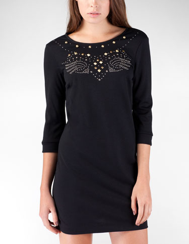Dress with studs