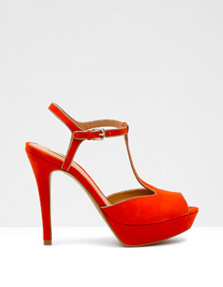 High heel platform sandals