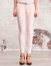 Basic trousers with belt