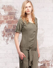 Jumpsuit with wrapover front