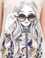 Camiseta print chica