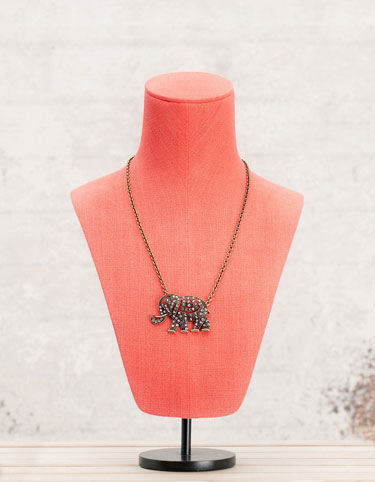Collar elefante con brillantes