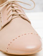 Zapato plano combinado