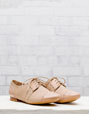 Zapato plano combinado