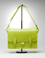 Bolso bandolera PIEL fluor