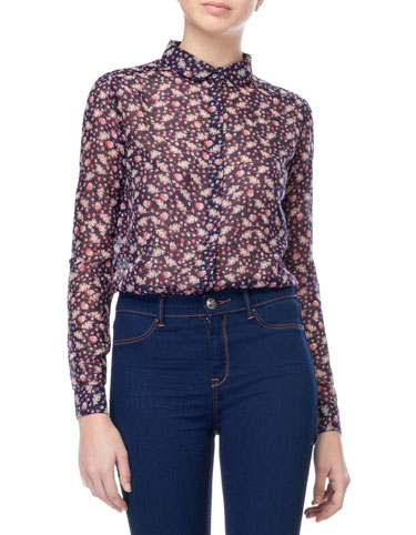 Camisa estampado flores
