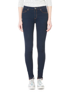 High waist skinny fit jeans