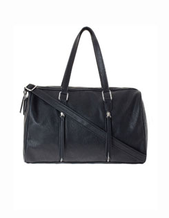 Bowling bag with zip detail