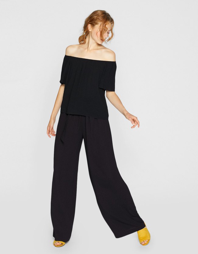 Однотонная рубашка