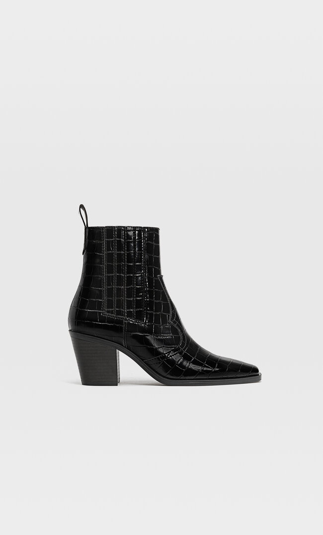 bottines style cowboy