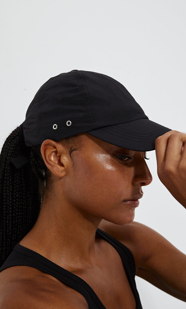 Stradivarius Basecap Aus Nylon Schwarz 103