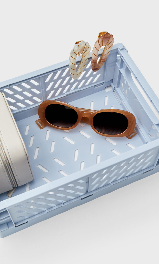 Stradivarius Bunte Mini-Box Blau 103