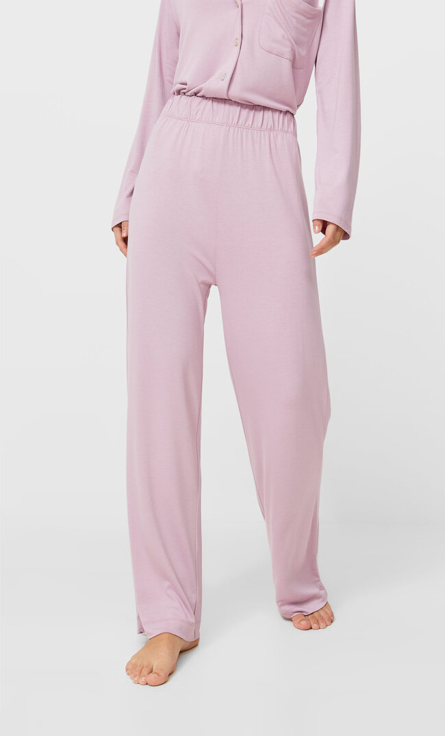 Stradivarius Трикотажные Пижамные Брюки Multicolor L