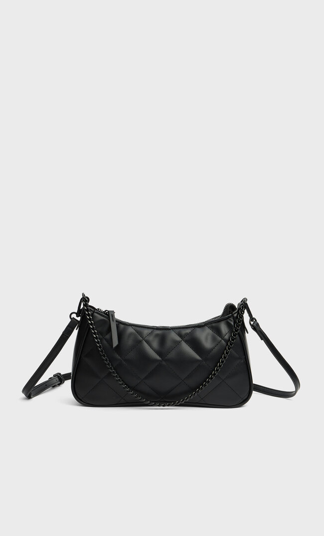 Stradivarius Torebka Na Ramię Z Łańcuszkiem Kobieta Czarny 103 
Stradivarius Torebka Na Ramię Z Łańcuszkiem Kobieta Czarny 103