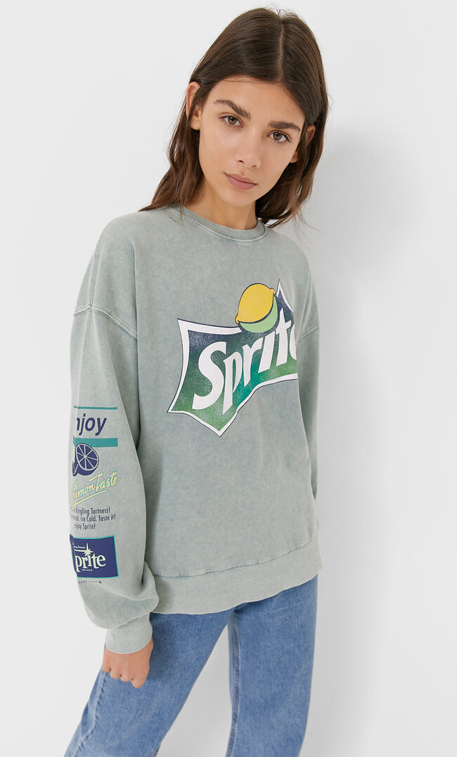 Stradivarius Bluza Sprite Kobieta Akwamaryna Xs