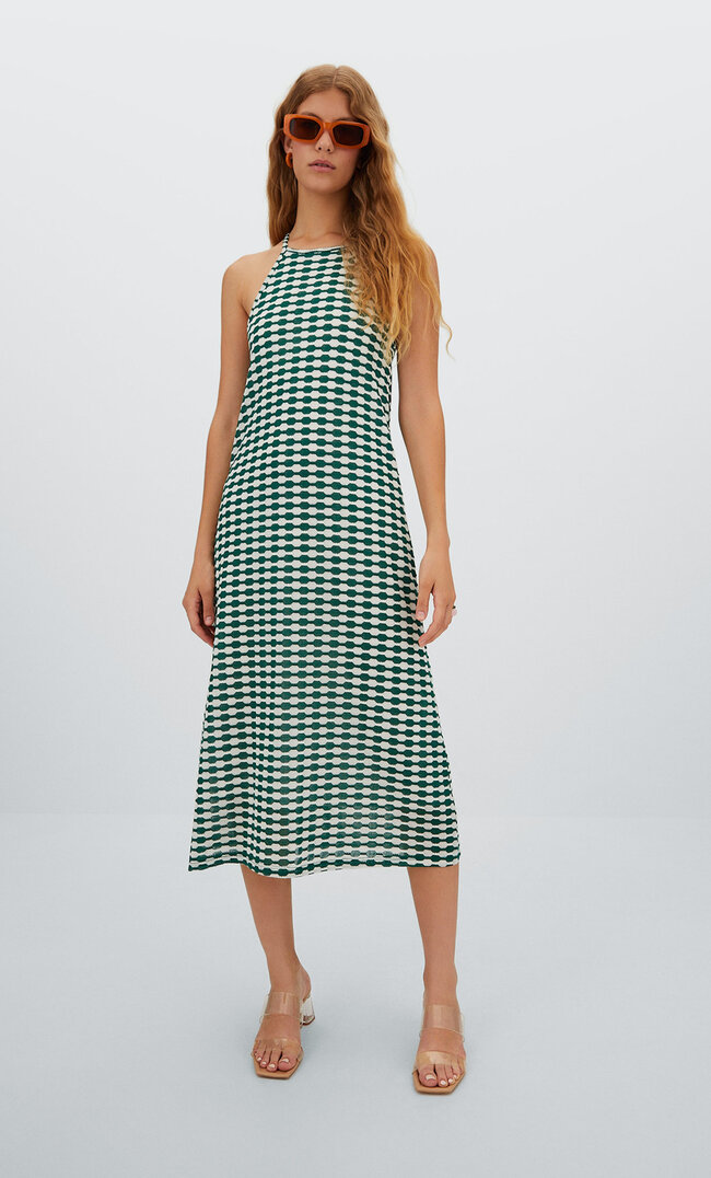 Stradivarius Robe Midi En Crochet Encolure Américaine Vert Bouteille Xl
Stradivarius Robe Midi En Crochet Encolure Américaine Vert Bouteille Xl