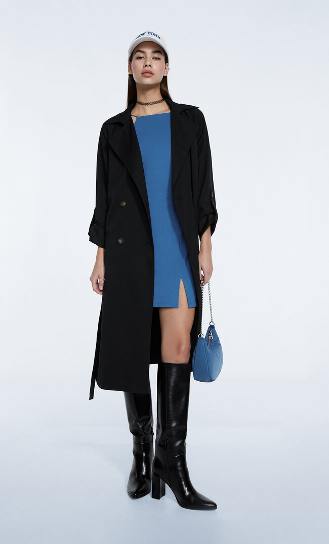 Stradivarius Robe Courte À Encolure Américaine Bleu Électrique Xl
Stradivarius Robe Courte À Encolure Américaine Bleu Électrique Xl