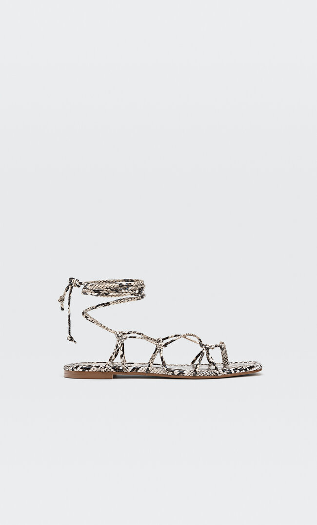 Stradivarius Flat Strappy Sandals Combined 5