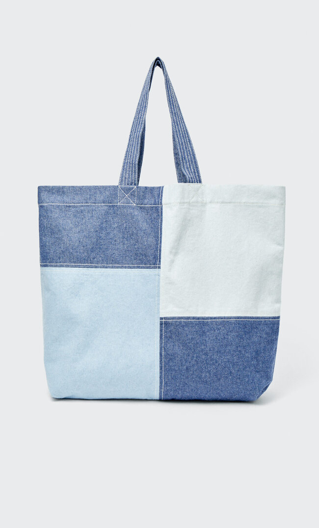 Stradivarius Jeans-Tasche 0 Waste Blau M