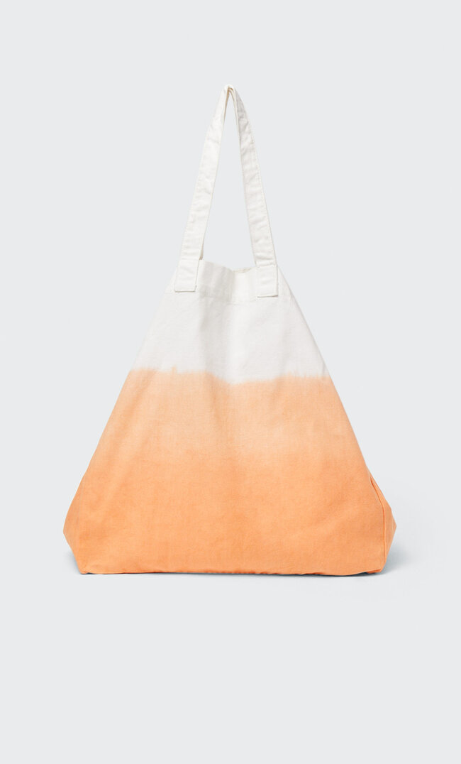 Stradivarius Stoffshopper Mit Farbverlauf Orange M