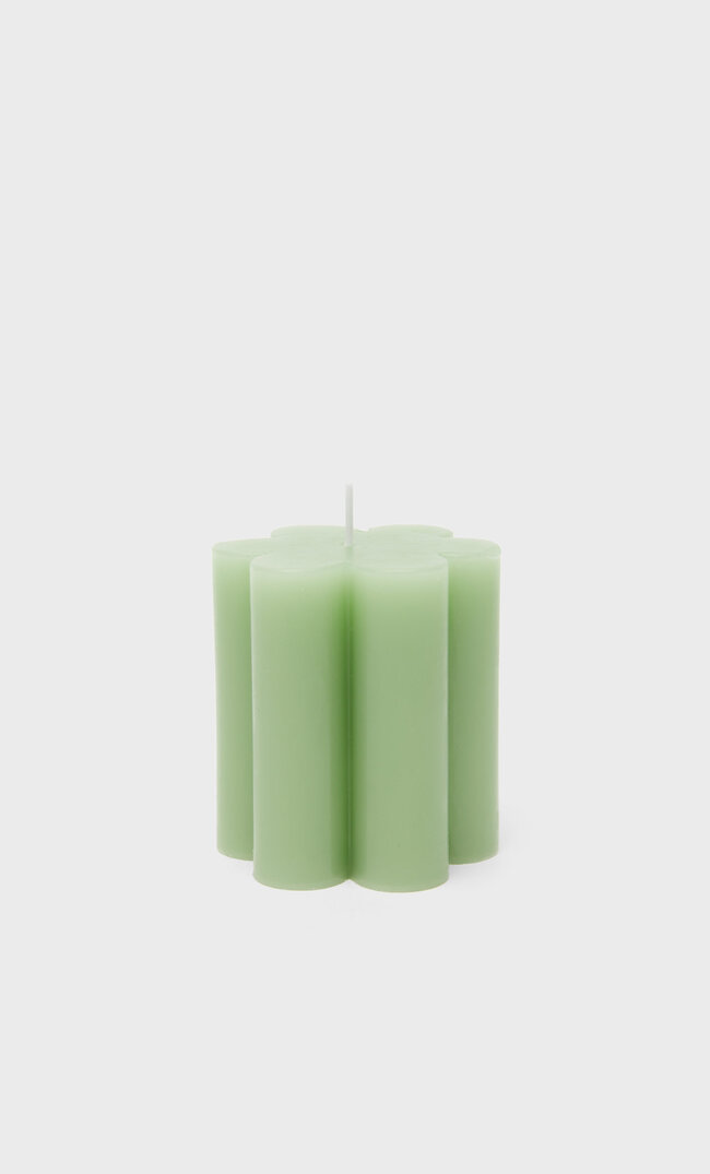 Stradivarius Flower Candle Green 103