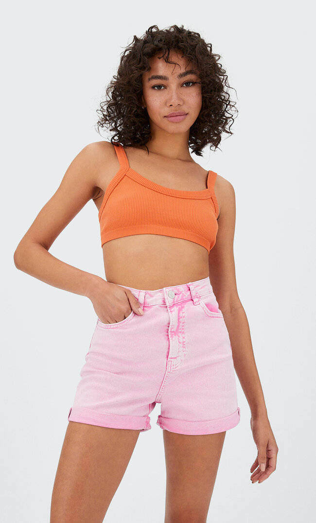 Stradivarius Mom-Shorts Im Slim-Fit In Verschiedenen Farben Kaugummirosa 44
Stradivarius Mom-Shorts Im Slim-Fit In Verschiedenen Farben Kaugummirosa 44