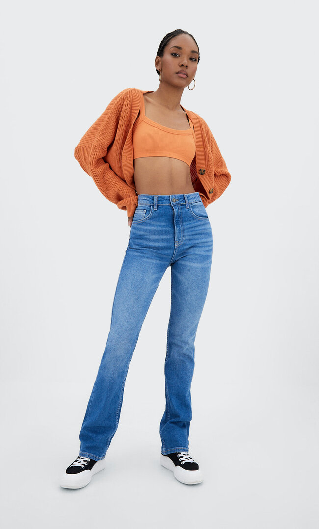 Stradivarius Jeansy O Prostym Kroju Comfort Fit Denimowy Średni Light Blue 32
Stradivarius Jeansy O Prostym Kroju Comfort Fit Denimowy Średni Light Blue 32
