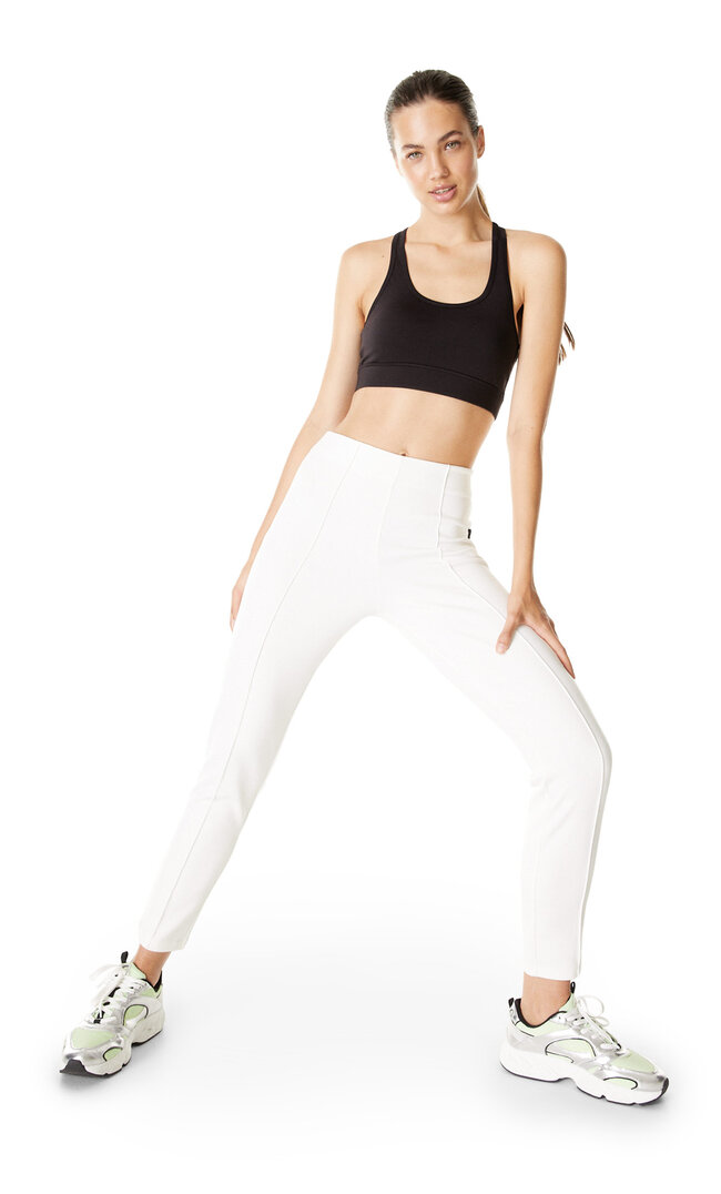 Stradivarius Sport-Jogger Tight Ecru Xs