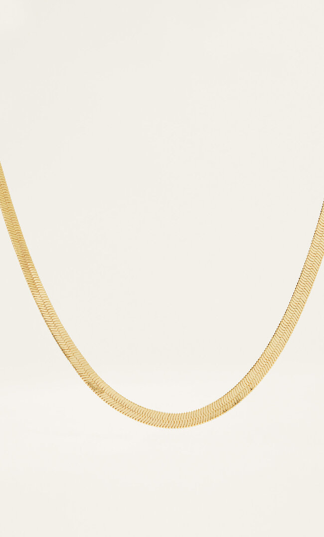 Stradivarius Lanț Snake. Gold Plated Galben M Fashion-FEMEI-Bijuterii-9441 imagine reduceri