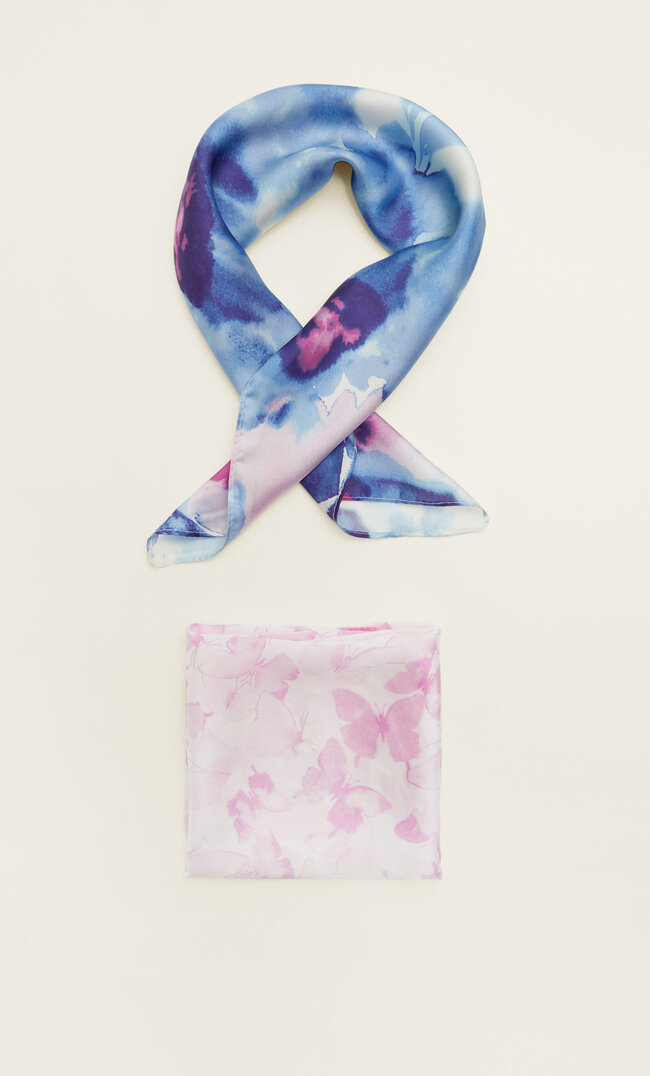 Stradivarius Doppelpack Bandanas Mit Schmetterling Und Tie-Dye-Print Grün 103
Stradivarius Doppelpack Bandanas Mit Schmetterling Und Tie-Dye-Print Grün 103