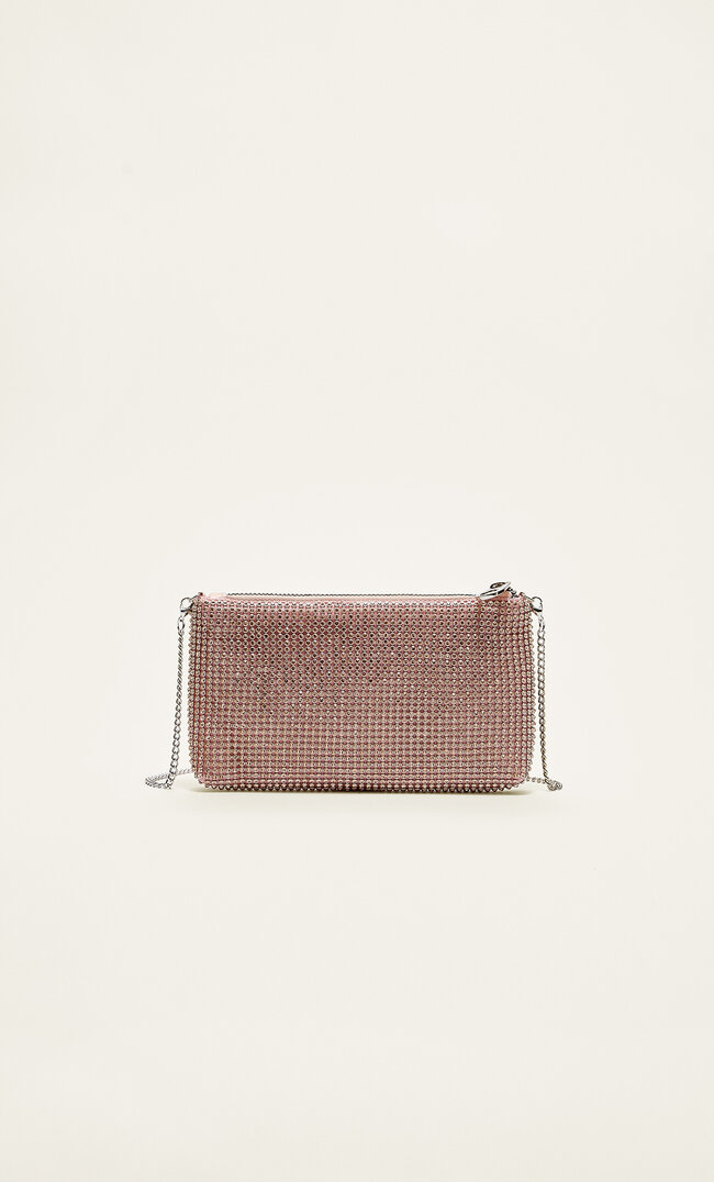 Stradivarius Geantă Mini Cu Strasuri Roz Machiaj M Fashion-FEMEI-Portmonee-8174 imagine reduceri