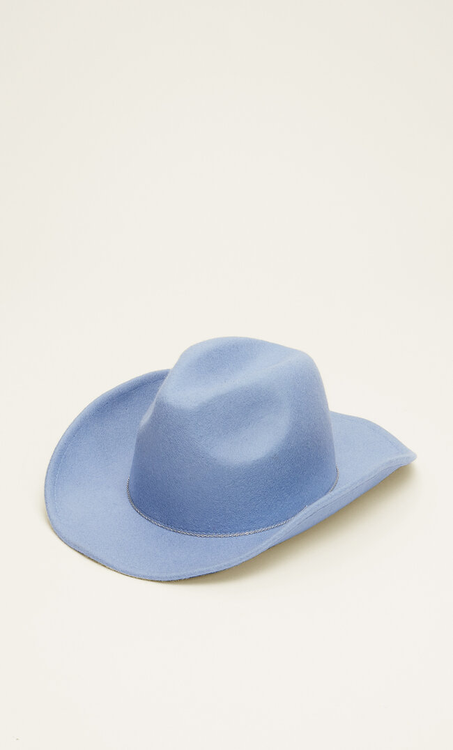 Stradivarius Pălărie Cowboy Albastru M Albastru imagine reduceri