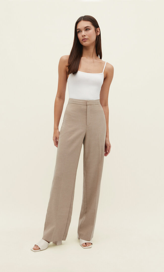 Stradivarius Pantaloni Eleganți Cu Model Înspicat Piatră 36 Eleganți imagine megaplaza.ro